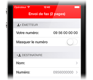 FreeboxFax pour iPhone